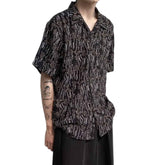 Harajuku Vintage Graphic Button Up Shirts